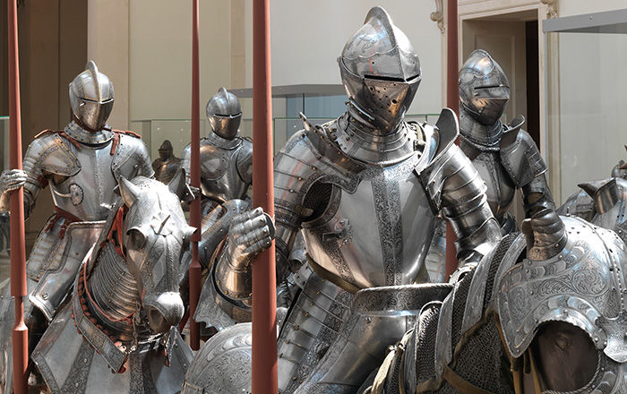 Arms and Armor equestrian court